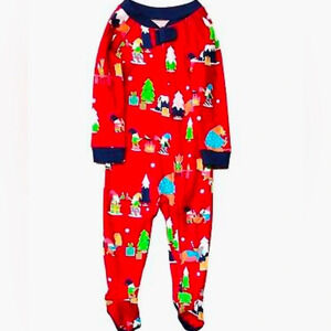 🆕 Wondershop Red Baby 1 Piece Christmas Pj Sleeper 6-9 Months